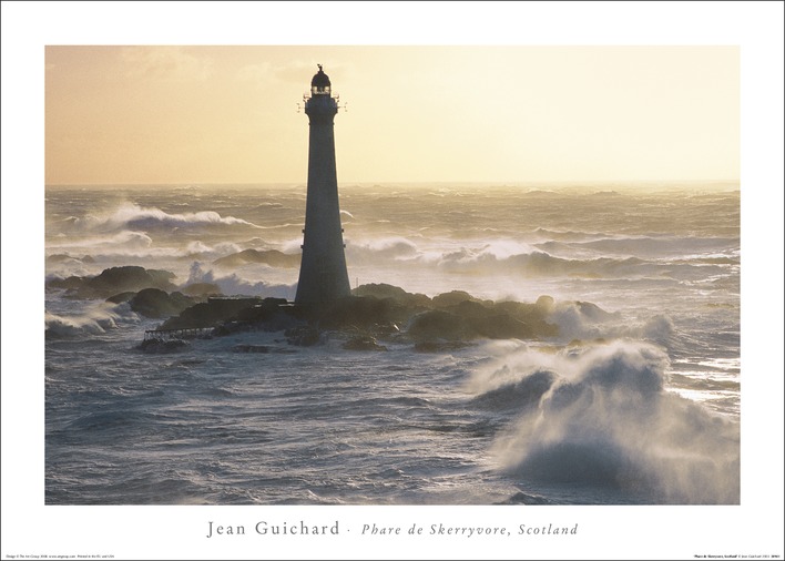Jean Guichard (Phare De Skerryvore, Scotland) Art Prints