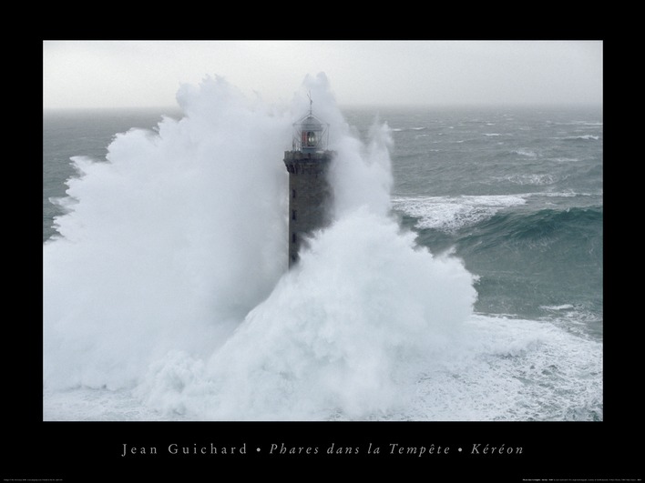 Jean Guichard (Phares Dans La Tempête, Kéreon) Art Print