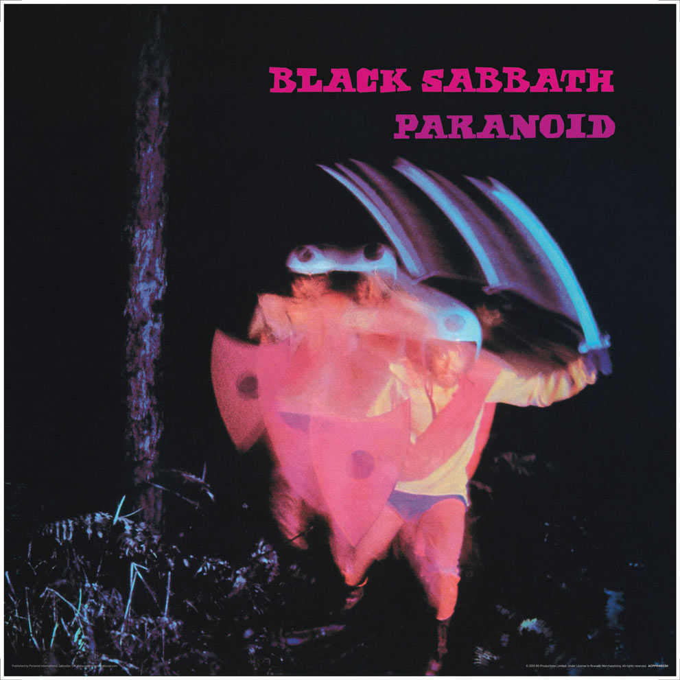Black Sabbath (Paranoid) Album Cover Framed Print