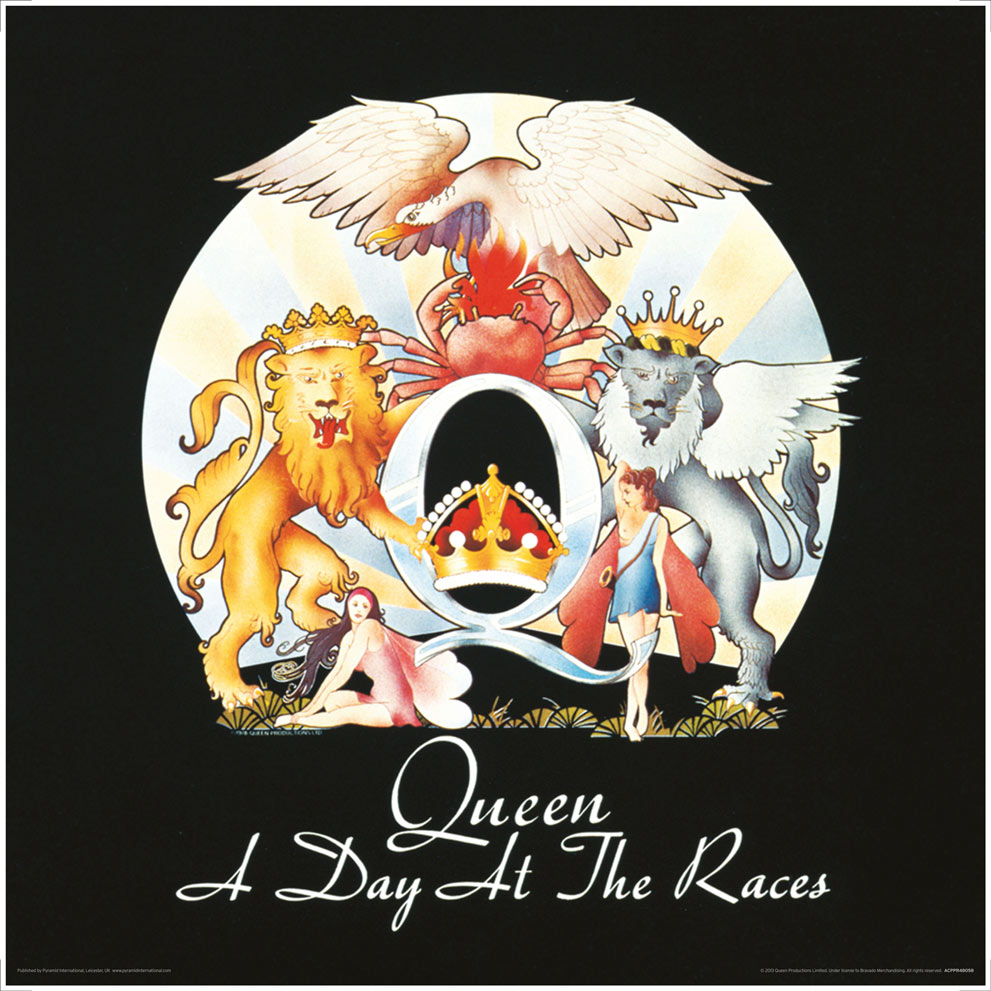 Queen (A Day at the Races) Album Cover Framed Print