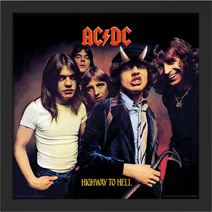 AC/DC (Highway to Hell) Album Cover Framed Print | The Art Group