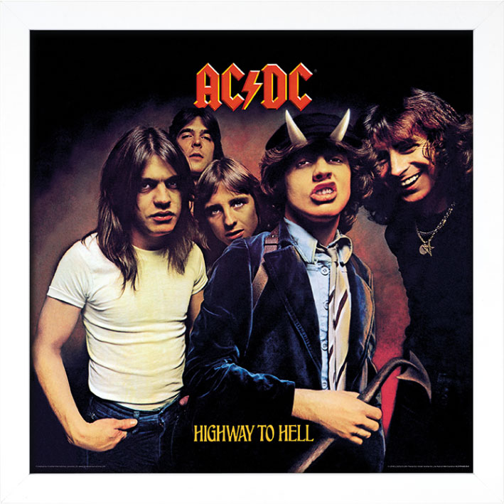 AC/DC (Highway to Hell) Album Cover Framed Print