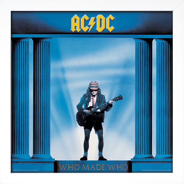 AC/DC (Who Made Who) Album Cover Framed Print
