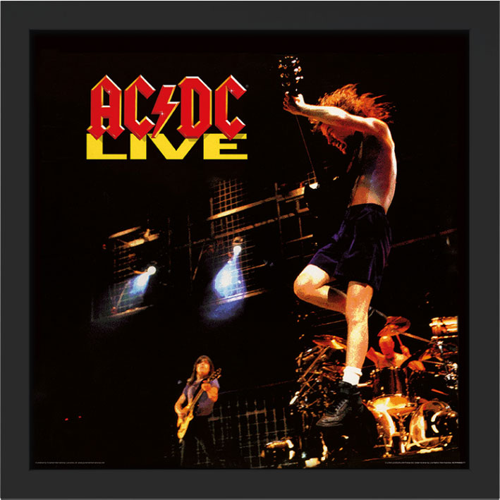 AC/DC (Live) Album Cover Framed Print
