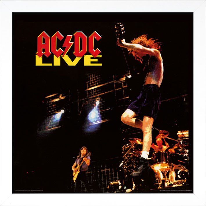 AC/DC (Live) Album Cover Framed Print