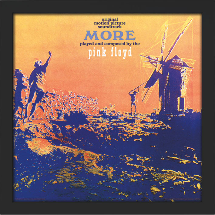 Pink Floyd (More-Soundtrack) Album Cover Framed Print