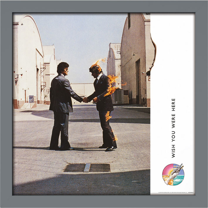 Pink Floyd (Wish You Were Here) Album Cover Framed Print