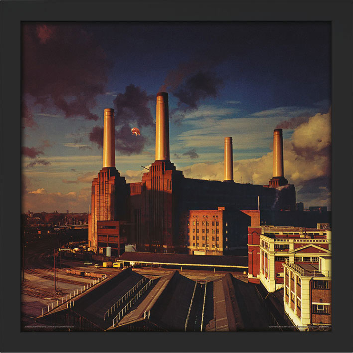 Pink Floyd (Animals) Album Cover Framed Print