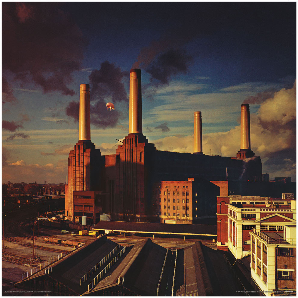 Pink Floyd (Animals) Album Cover Framed Print