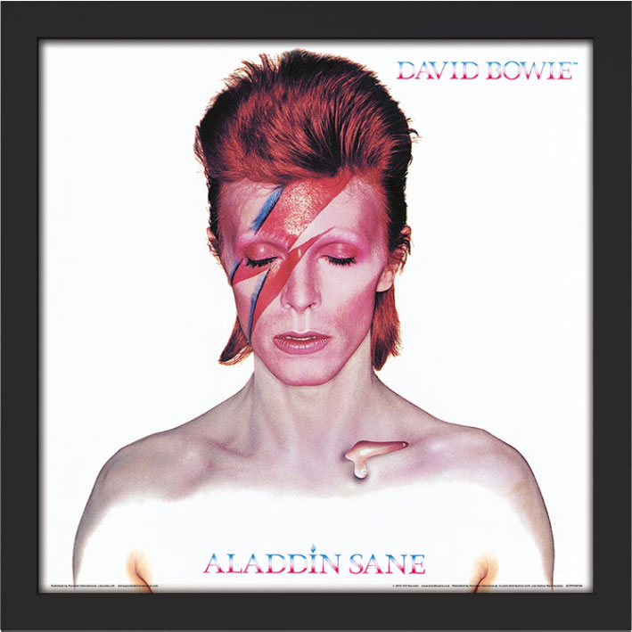 David Bowie (Aladdin Sane) Album Cover Framed Print