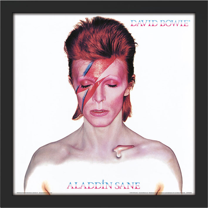 David Bowie (Aladdin Sane) Album Cover Framed Print
