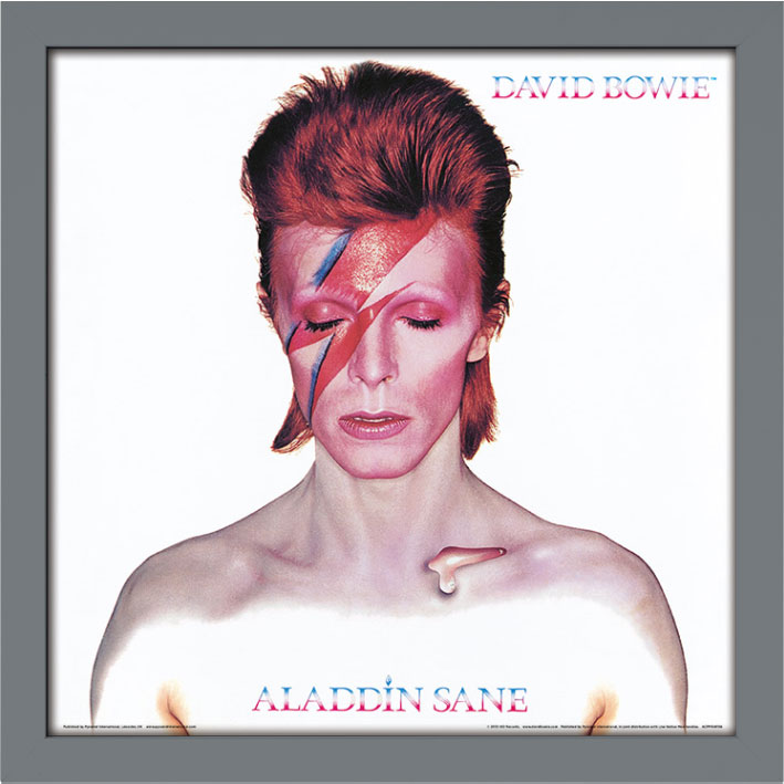 David Bowie (Aladdin Sane) Album Cover Framed Print