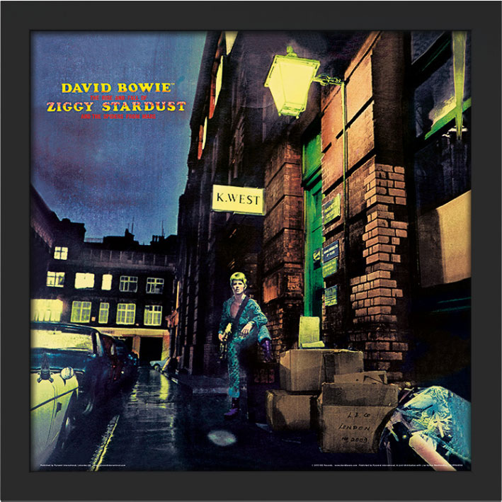 David Bowie (Ziggy Stardust) Album Cover Framed Print