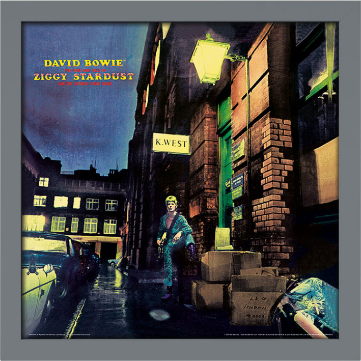 David Bowie (Ziggy Stardust) Album Cover Framed Print