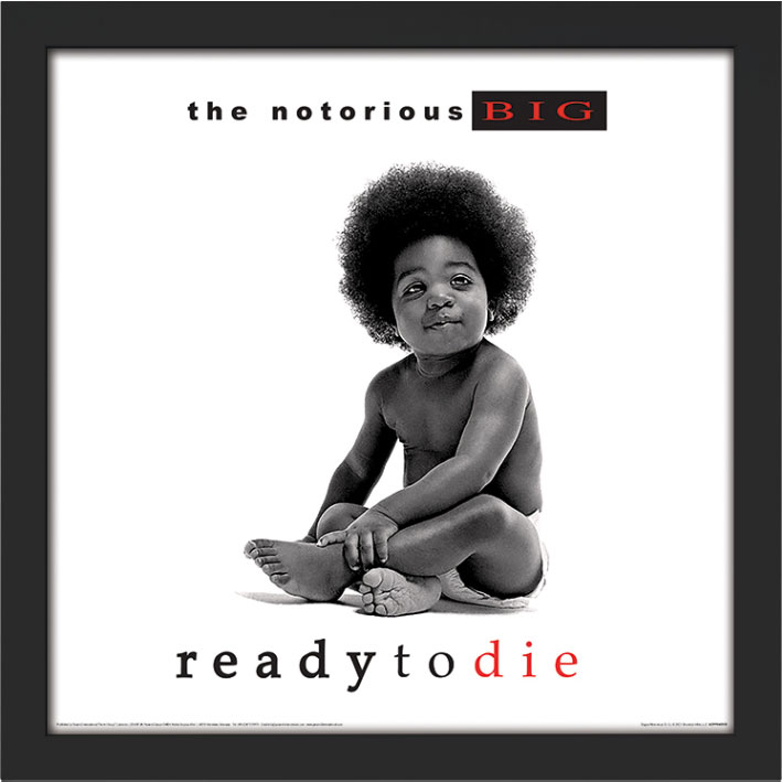 The Notorious B.I.G (Ready to Die) Album Cover Framed Print
