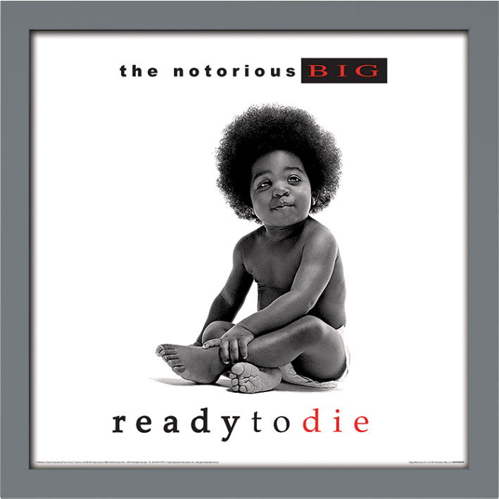 The Notorious B.I.G (Ready to Die) Album Cover Framed Print