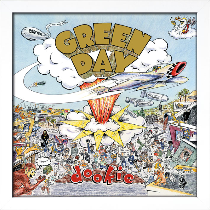 Green Day (Dookie) Album Cover Framed Print | The Art Group