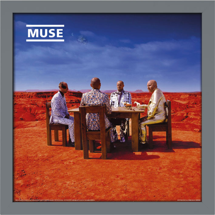 Muse (Black Holes and Revelations) Album Cover Framed Print