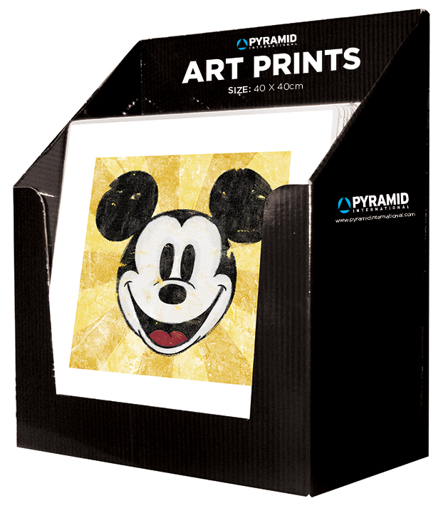 Cardboard Counter Display for 40x40/40x50cm Art Prints Art Print Display