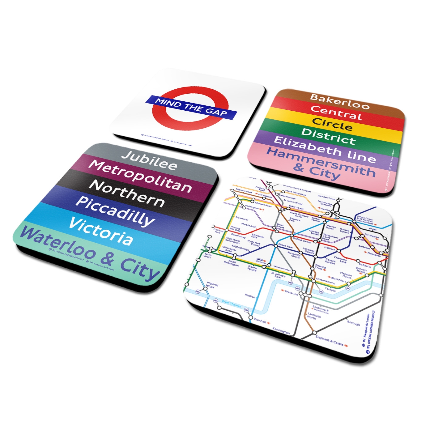 Transport for London (TfL) Coaster Set