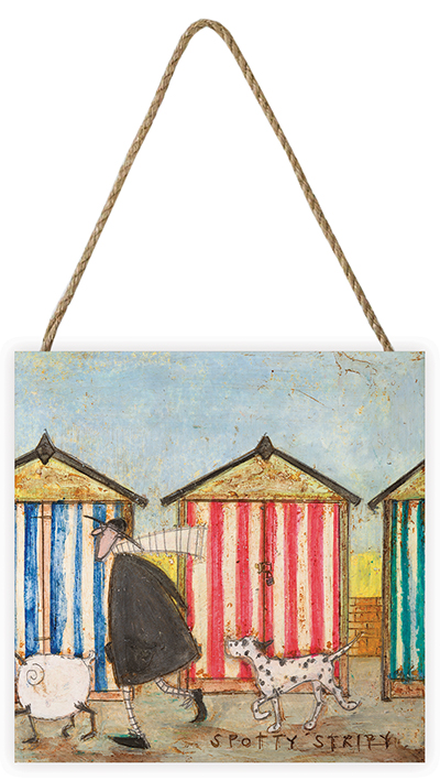 Sam Toft (Spotty Stripy) Wooden Block