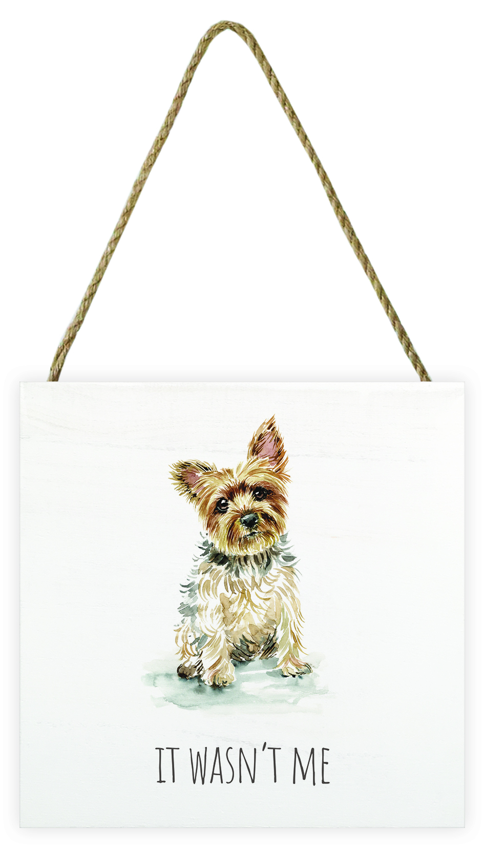 Louise Nisbet (Yorkshire Terrier) Wooden Block