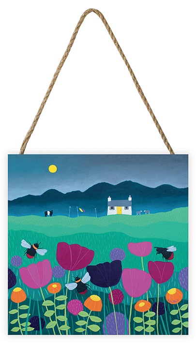 Ailsa Black (Summer Meadow) Wooden Blocks