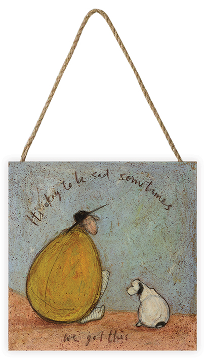 60 x 80 x 1.3 cm Art Group The Woofing Along on The River Sam Toft Art Print Paper Multi-Colour 