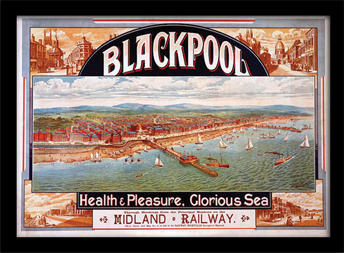 Blackpool (2) Framed 30 x 40cm Prints