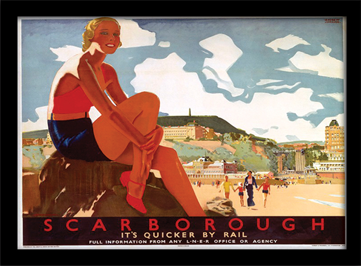 Scarborough (4) Framed 30 x 40cm Prints