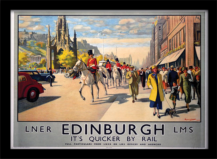 Edinburgh (1) Framed 30 x 40cm Prints