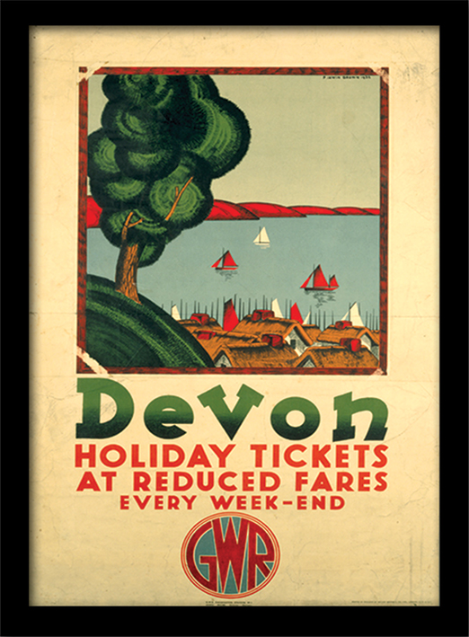 Devon (7) Framed 30 x 40cm Prints