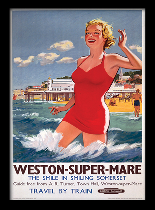 Weston-Super-Mare (2) Framed 30 x 40cm Prints