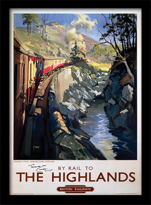 The Highlands Framed 30 x 40cm Print
