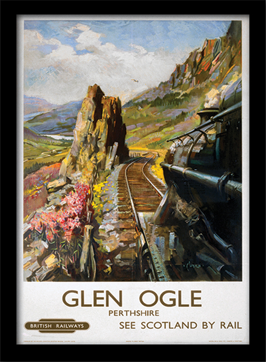 Glen Ogle Framed 30 x 40cm Print
