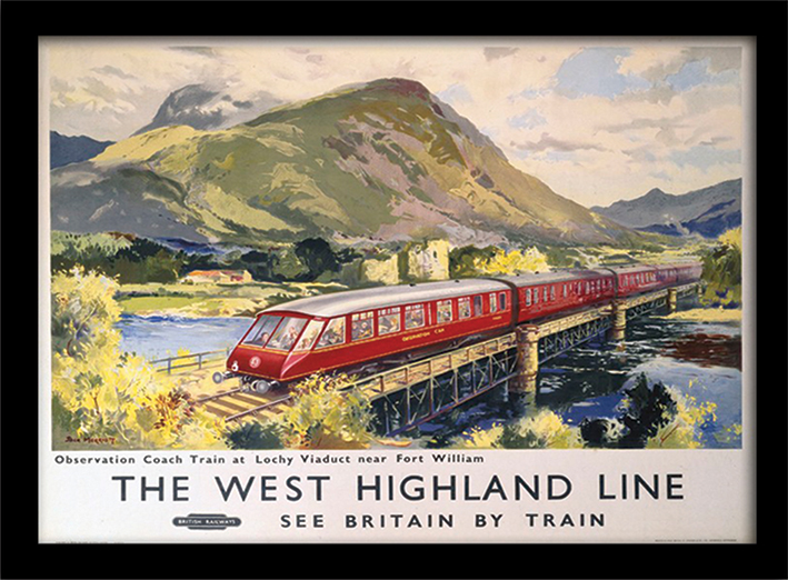 The West Highland Line Framed 30 x 40cm Print