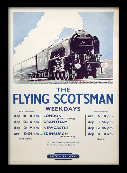 The Flying Scotsman (2) Framed 30 x 40cm Print