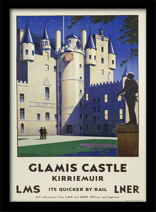 Glamis Castle Framed 30 x 40cm Print