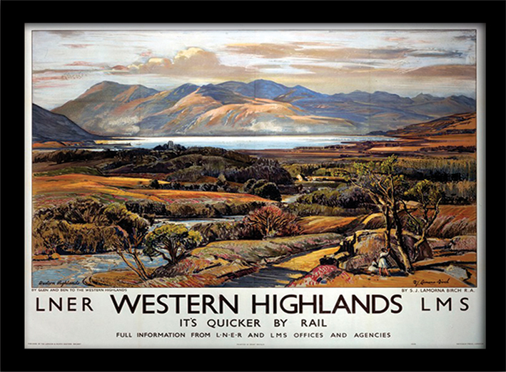 Western Highlands (2) Framed 30 x 40cm Prints