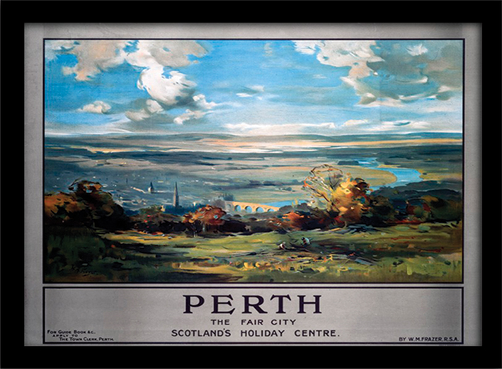 Perth (1) Framed 30 x 40cm Prints