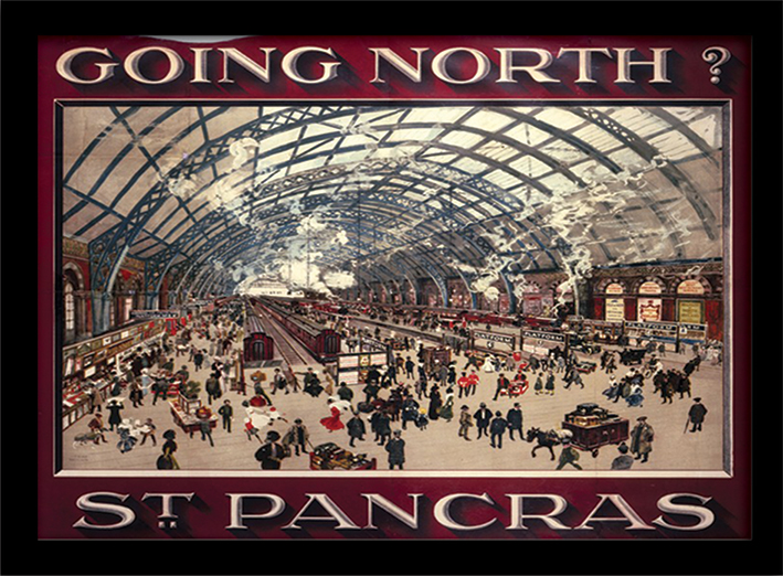 St Pancras Framed 30 x 40cm Prints