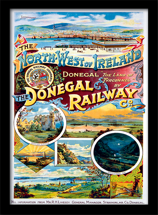 Donegal Railway Framed 30 x 40cm Prints