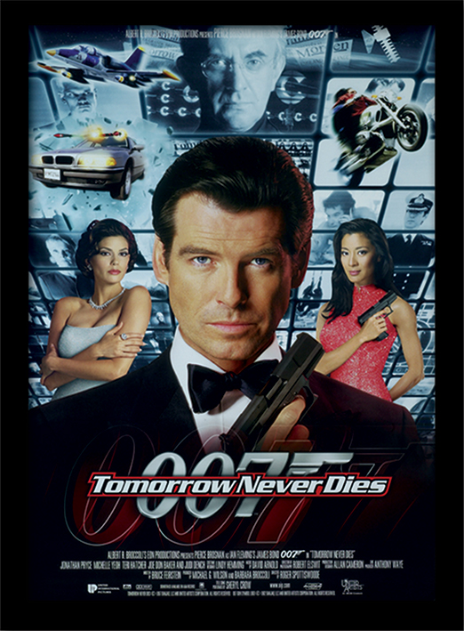 James Bond (Tomorrow Never Dies One-sheet) Framed 30 x 40cm Print | The ...