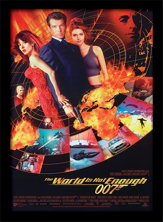James Bond (The World Is Not Enough One-sheet) Framed 30 x 40cm Prints