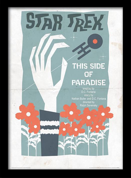 Star Trek (This Side Of Paradise) Framed 30 x 40cm Print