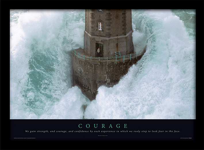 Courage Framed 30 x 40cm Print