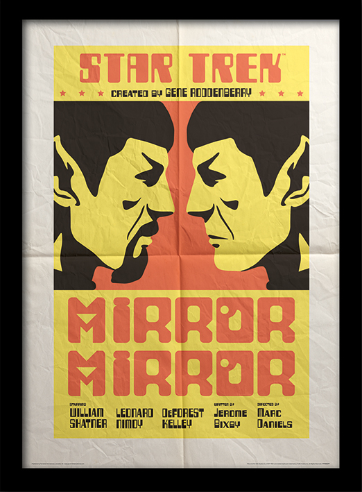 Star Trek (Mirror Mirror) Framed 30 x 40cm Print