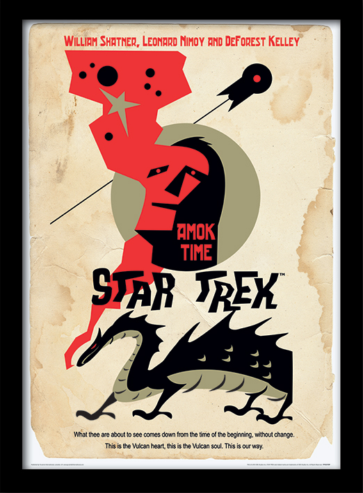 Star Trek (Amok Time) Framed 30 x 40cm Print