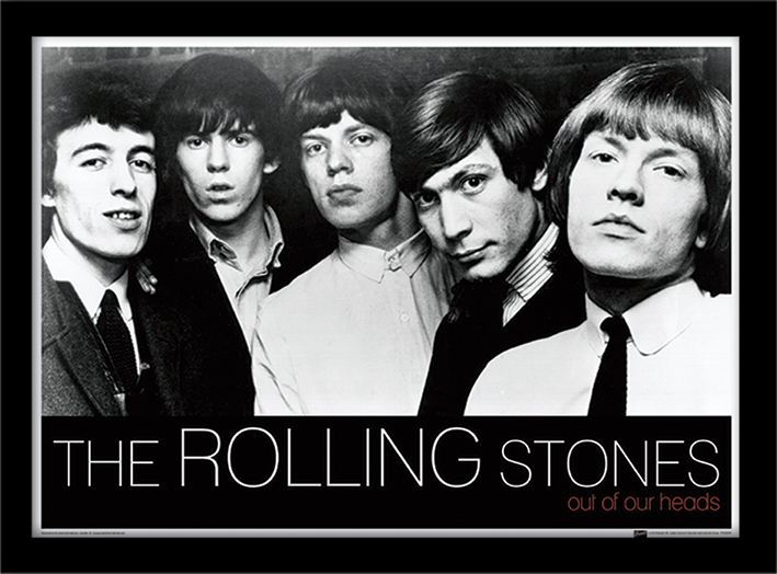 Rolling Stones (Out Of Our Heads) Framed 30 x 40cm Print