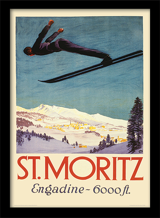 St. Moritz Framed 30 x 40cm Prints